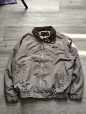 Cabela's Taupe Bomber with Brown Collar